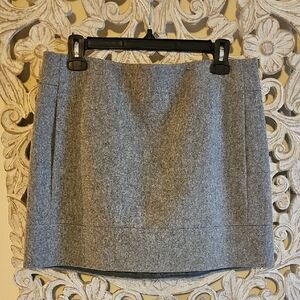 J.Crew Elegant Gray Wool Skirt